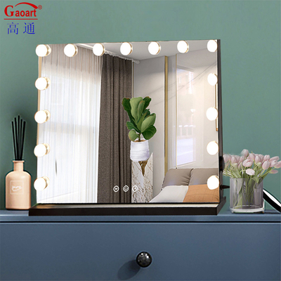 Popular Design Hollywood Vanity Glühbirne für Make-up Metall und Glas Spiegel enthalten