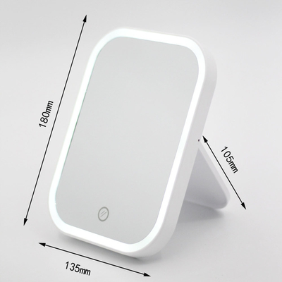 LED Handheld Compact Pocket Cosmetic Make-up Spiegel für Design und Alltag