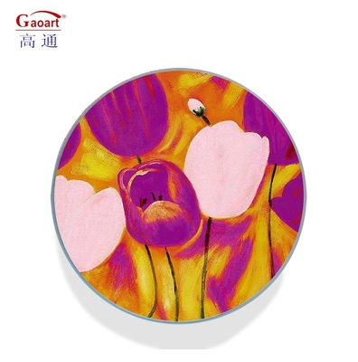 Saisonale Küchenwerkzeug-Nutzung gehärtetes Glas Schnittbrett 8X12 mit gestreiftem Design