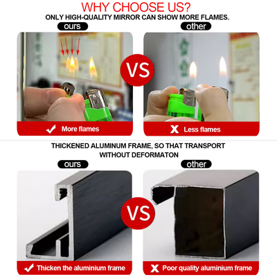 Beveled Full Length LED Design Float Glass Dress Body Licht für Wohnzimmerdekoration