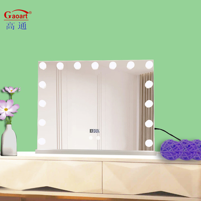 Popular Design Makeup Vanity Led Custom Große Beleuchtung Wohnkultur mit Glühbirnenspiegel