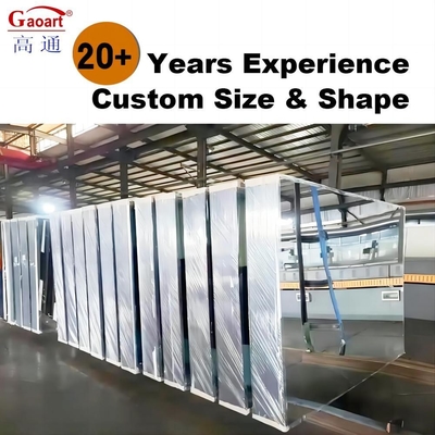 Zeitgenössisches Vollkörperkleid Float Glass Design für den Flur Schönheitssalons Hausdekor