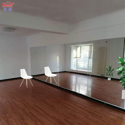 Moderne Wohnkultur Große wasserdichte Fitnessstudio-Wandspiegel mit stilvollem Glasdesign