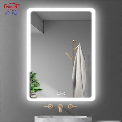 Großes Bad Moderne Hello Kitty Nebellose Dusche Smart Aufkleber Wand mit LED-Lichtspiegel