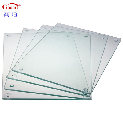 Verhärtetes Glas Küchenplatte Schnittbrett Rechteck Form 4 mm Dicke 500 Stück