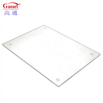 Verhärtetes Glas Küchenplatte Schnittbrett Rechteck Form 4 mm Dicke 500 Stück