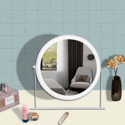Verstellbares Licht Lady Dressing Cute Make-up Spiegel Morden Stil Maßgeschneiderte Kosmetik
