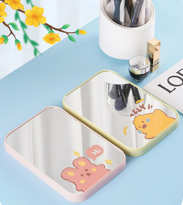 Top Fashion Design Stil Stehtisch Make-up Kleine Reise Kosmetik Make-up Schreibtisch Spiegel