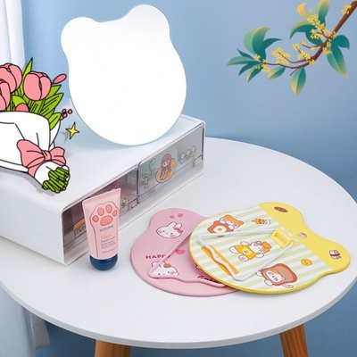 Mini Rundes Custom Pocket Herzförmiges Verstellbares Licht Make-up Spiegel für Lady Dressing