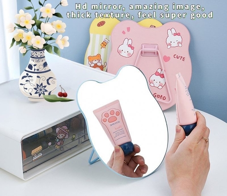 Mini Rundes Custom Pocket Herzförmiges Verstellbares Licht Make-up Spiegel für Lady Dressing