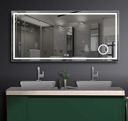 Custom Hintergrundbeleuchtung Volllänge Wand Hängende Spiegel mit LED Badezimmer Licht Glasspiegel