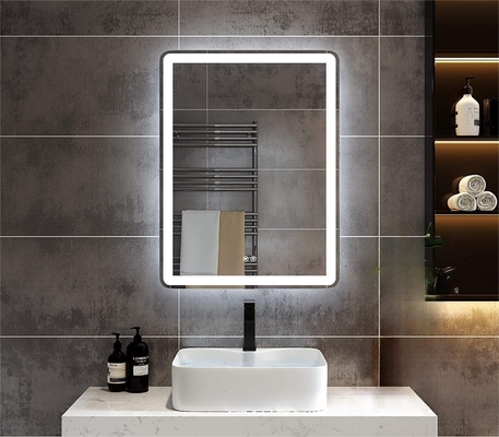 Berührungsschalter Mode Runde Led-Licht Wand Volllänge Dusche Nebellos Schlafzimmer Dekoration Smart Für Bad Spiegel