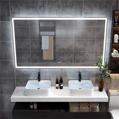 Berührungsschalter Mode Runde Led-Licht Wand Volllänge Dusche Nebellos Schlafzimmer Dekoration Smart Für Bad Spiegel