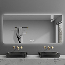 Badezimmer Spiegel Licht LED im modernen Design für tragbare Smart Makeup Nebellose Dusche