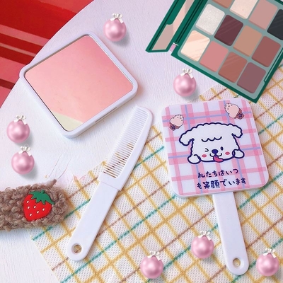 Anpassbares Make-up-Kompact für den Alltag Mini Pocket Square Vanity Kosmetikspiegel
