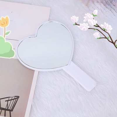 Kompakte Kreis Kosmetik Make-up Petit Mirror Design Stil Mode Kunststoff Glasspiegel