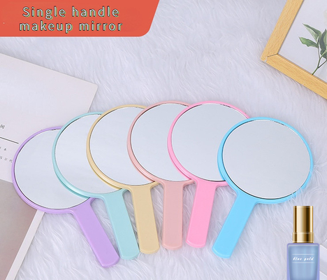 Alltagskosmetik-Tisch Mini Tasche Make-up Kreis Spiegel Anpassbares Logo und süßes Design