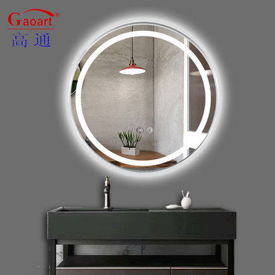 Touch Switch Led Spiegel Smart Fitness Wasserdichtes Badezimmer Hintergrundbeleuchtung Glas Bad Aufkleber