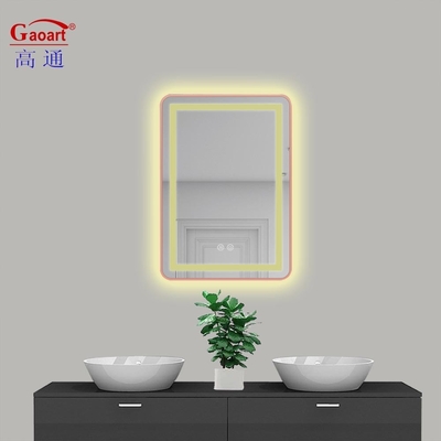 Hintergrundbeleuchtung Badezimmer Spiegel LED Wasserdicht Smart Fitness Bevelled Touchscreen Wanddekor