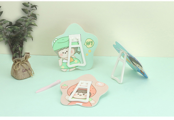 Alltagsdesign Tasche verstellbarer Mini-Kosmetiktisch mit kundenspezifischem runden Make-up-Spiegel