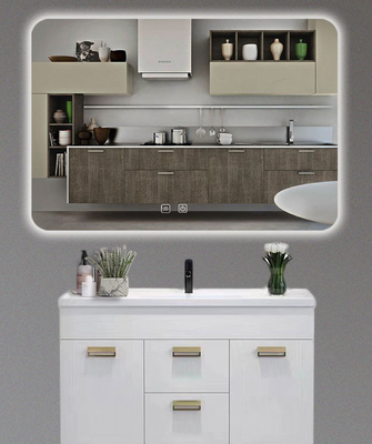 Verleuchtete Vanity Make-up-Spiegel mit dimmbaren LED-Leuchten und Touchscreen