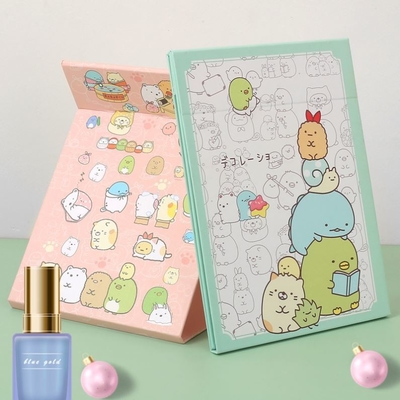 Custom Pocket Kleines Kosmetik-Tisch Herz-förmige Spiegel Verpackungsmethode OPP-Tasche Make-up