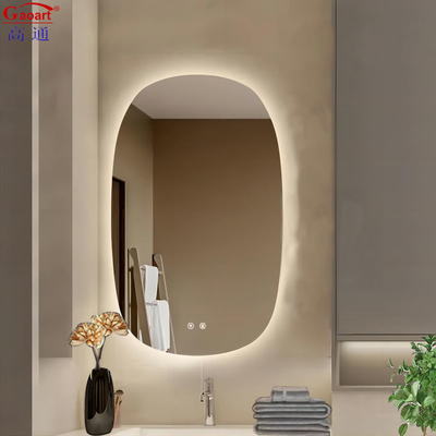 Badezimmer Dekoration Moderne Design-Stil Rahmenloser LED-Spiegel mit Nebelfunktion