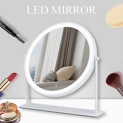 Kompakte Handheld LED Kosmetik Vanity Dressing Spiegel für Make-up Einzelkarton Verpackung