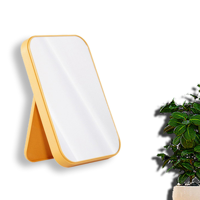 Modedesign Plastikglasspiegel Portable Desktop Vanity Kompaktes Make-up für Schreibtisch