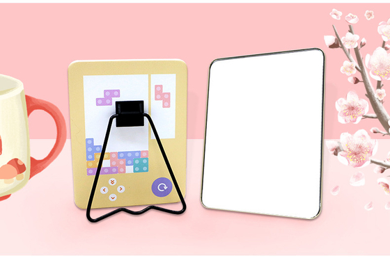 Reise Kosmetik Tischtop Stand Stehend Portable Make-up Schreibtischspiegel für Cute Desktop