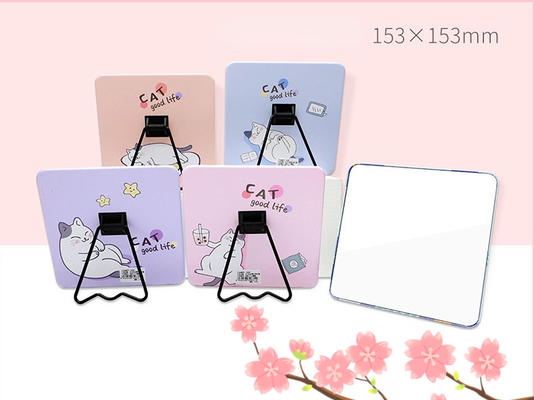 Reise Kosmetik Tischtop Stand Stehend Portable Make-up Schreibtischspiegel für Cute Desktop
