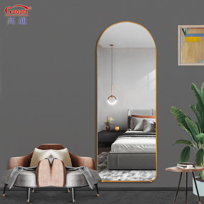 Bodenlänge Spiegel Make-up Aufkleber für großes Hotel Wohnzimmer in Morden Stil Design