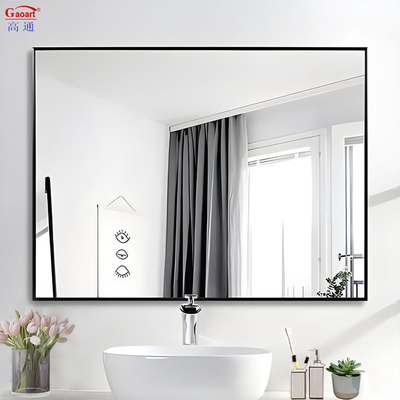 Zuhause Weinshop Muss-Have Art Deco Design Stil Echtes Gold Eitelkeit Einrahmen Wandspiegel