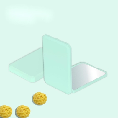 Täglich Plastikglas Spiegel Klappbares Make-up Reisen Herzförmige Logo Spiegel