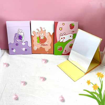 Portable Vanity Reisen Kleine Falte Hotel Make-up Klappbare Mädchen Stand Spiegel für Kosmetik
