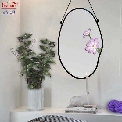 Art Deco Design Stil Rahmen Spiegel Baddekoration mit Glasmaterial