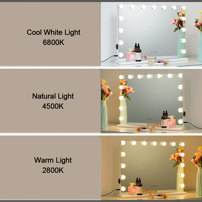 Entdecken Sie die Magie des Hollywood-Spiegels Perfektes Licht für perfektes Make-up