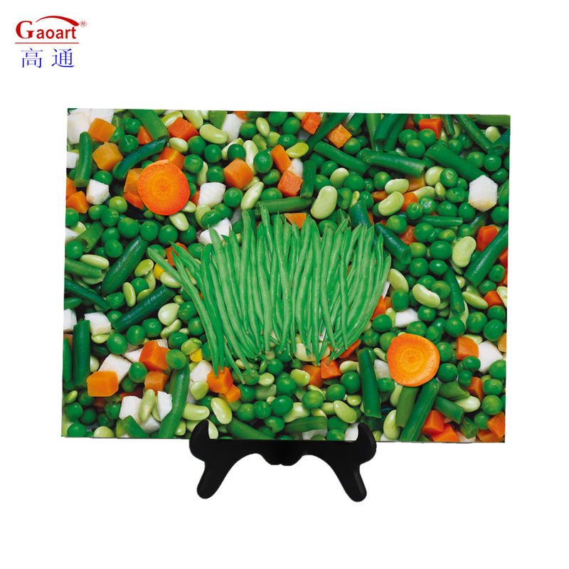 angepasste Farbe 4mm unzerbrechliche Quadratische Servierteller Placemat für Glas Esstisch