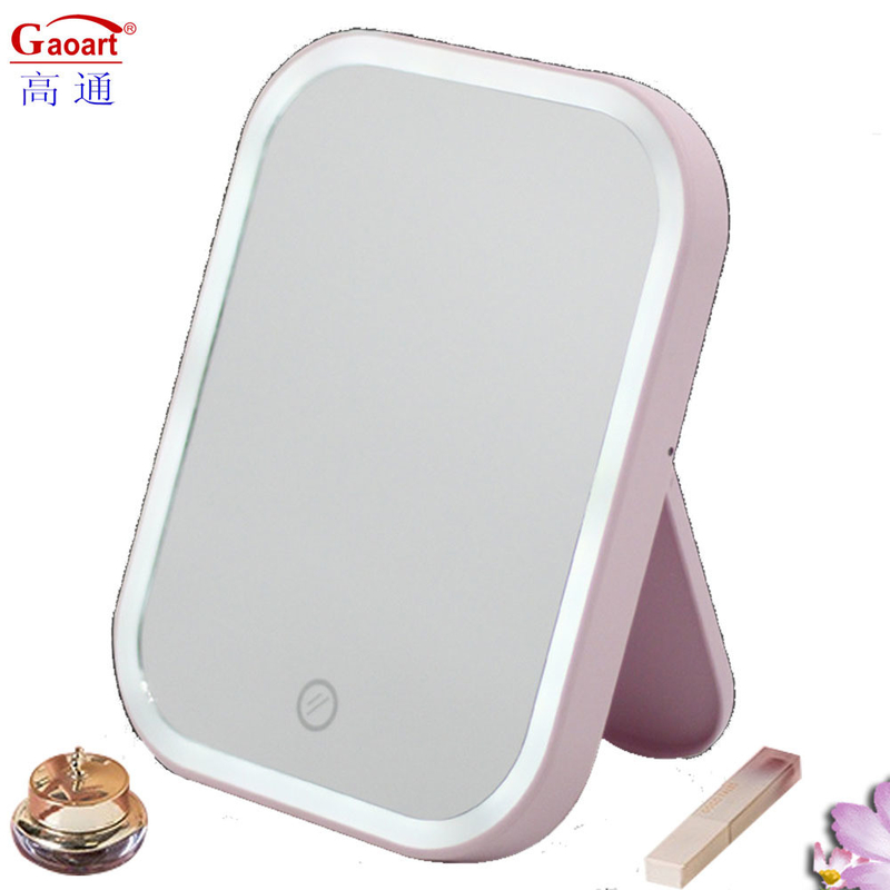 LED Handheld Compact Pocket Cosmetic Make-up Spiegel für Design und Alltag