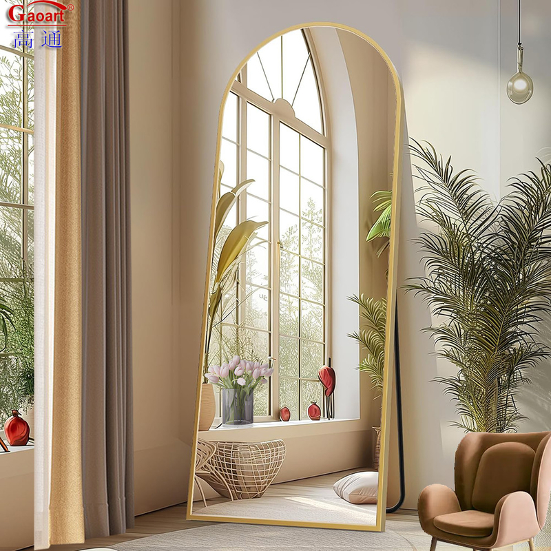 Nordic Floor Große Lange Volllänge Toilette Stehende Wand Led Haarstation Wohnkultur Salon Spiegel 50 Wohnzimmer CN SHN