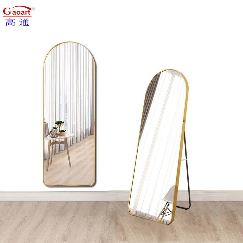 Moderne Design-Bodenspiegel für die Wohnkultur Vollkörper Stehspiegel Glasspiegel