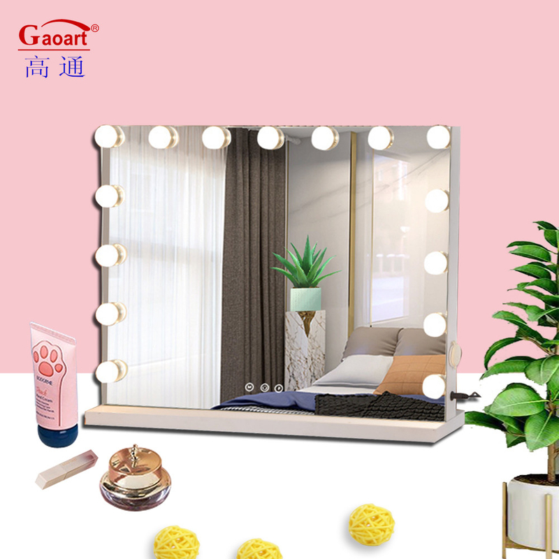 Verbessern Sie Ihren Salon mit Hollywood Custom Big Fill Body Lighted Make-up Mirror in Chrome