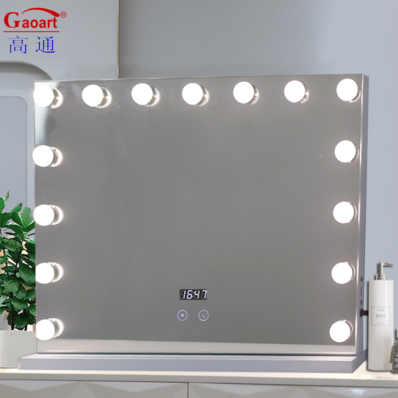 Popular Design Makeup Vanity Led Custom Große Beleuchtung Wohnkultur mit Glühbirnenspiegel