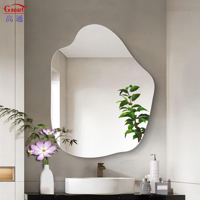 Zeitgenössisches Vollkörperkleid Float Glass Design für den Flur Schönheitssalons Hausdekor