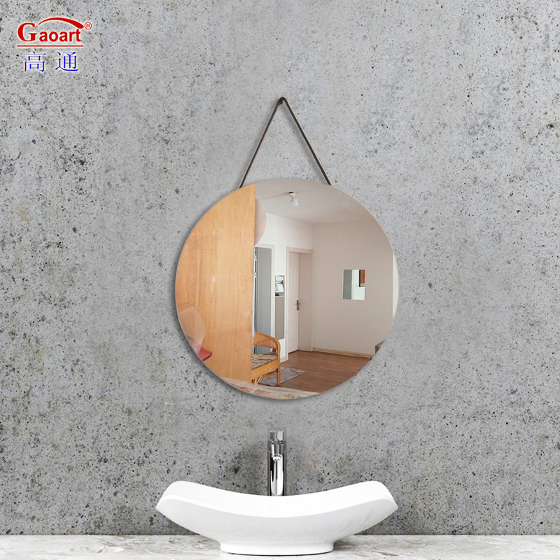 Unregelmäßige Form Wandspiegel Modernes Design für Schönheitssalons Beveled Edge Großglas
