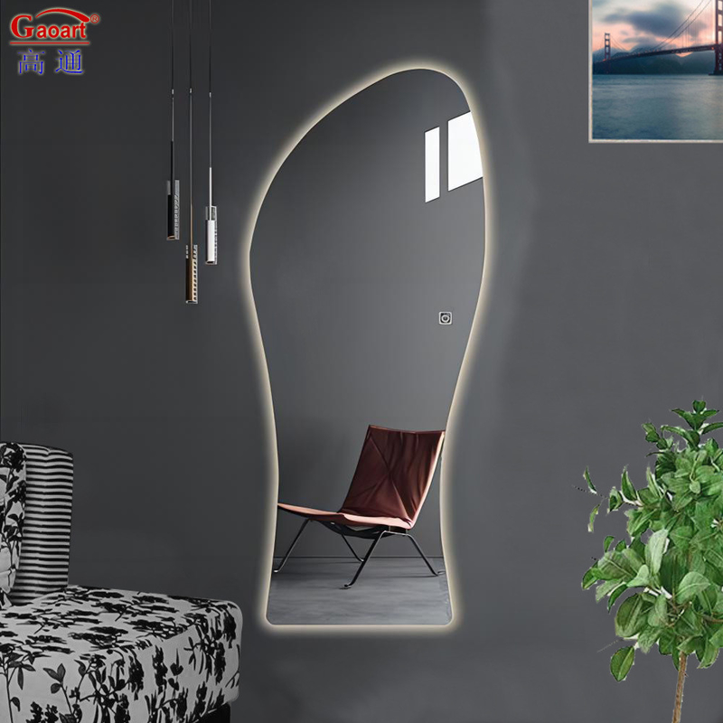 Moderne Design Glasspiegel LED Wandlicht für Smart Bad Wohnzimmer Dekorationen