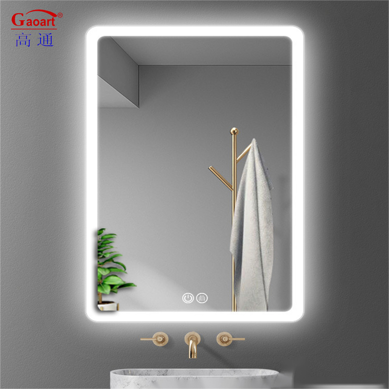 Großes Bad Moderne Hello Kitty Nebellose Dusche Smart Aufkleber Wand mit LED-Lichtspiegel