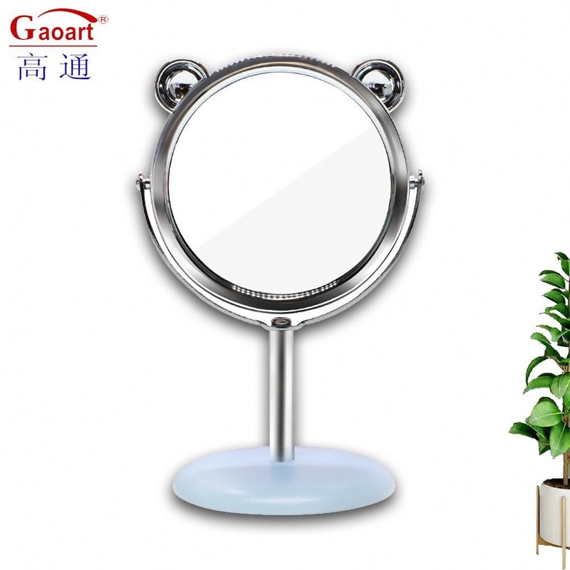 Besonderheiten für die Anpassung an Kunststoff und Glas Spiegel Mini Portable Vanity Circle Umkleidekoration