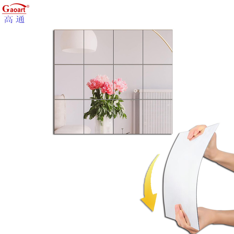 Akrylfolie Spiegel Custom Design Haus Dekor Wand Kunststoff Kleber Aufkleber für zu Hause