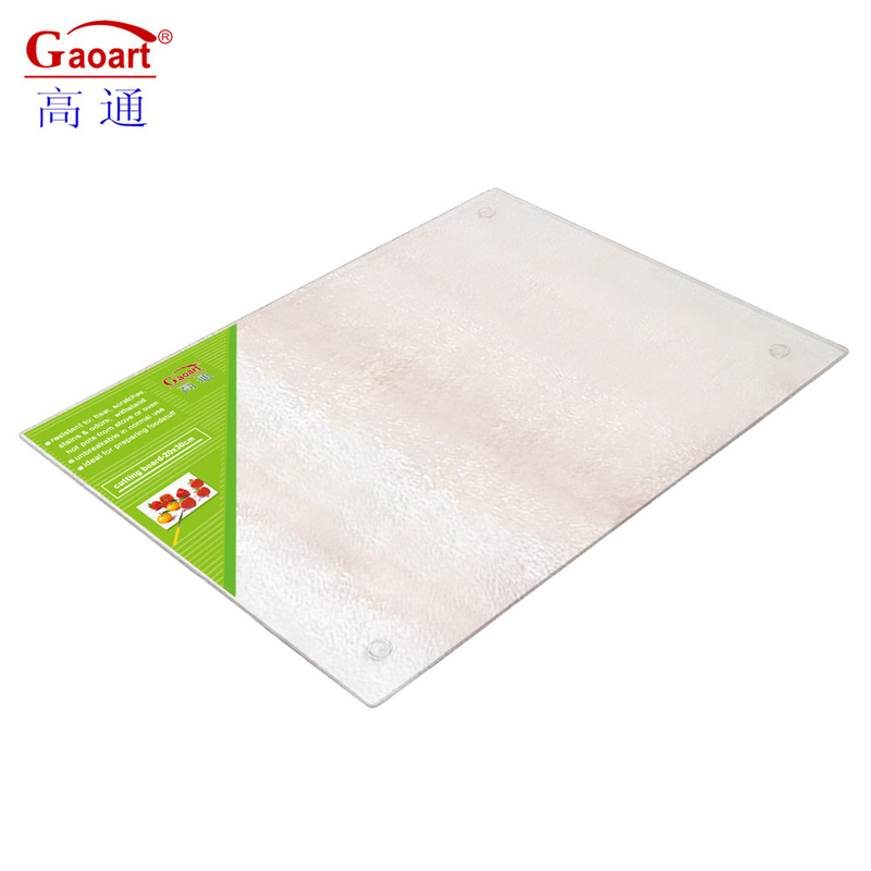 Gestrafftes Quadratglas Käse Küchenschnittbrett mit klassischem Design und kundenspezifischer Größe